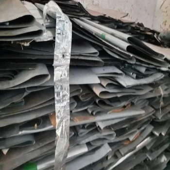 Zinc Sheets Scrap Material for Recycling and Zinc Recovery